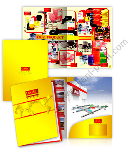 brochure design daiso