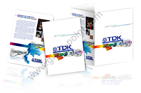 brochure design tdk