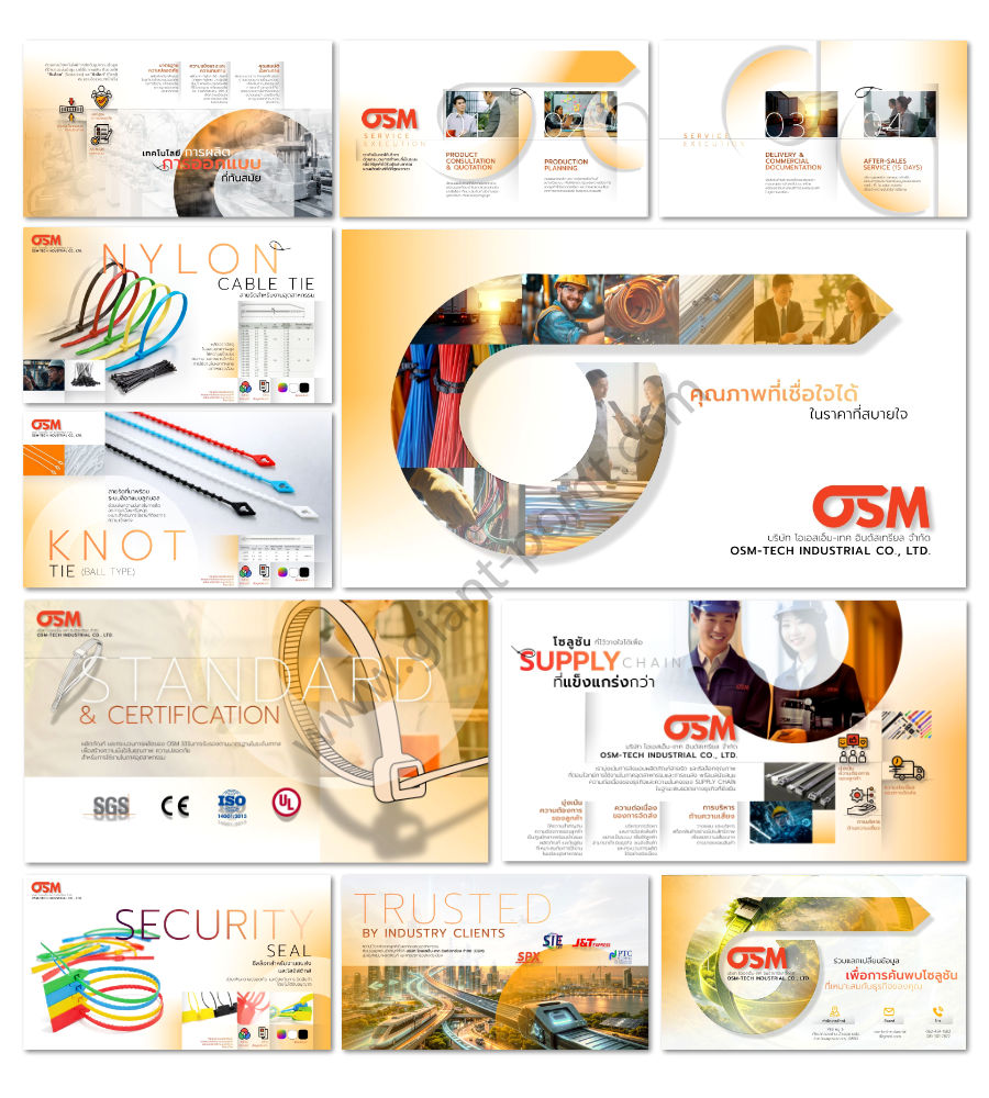 ตัวอย่าง slide presentation
